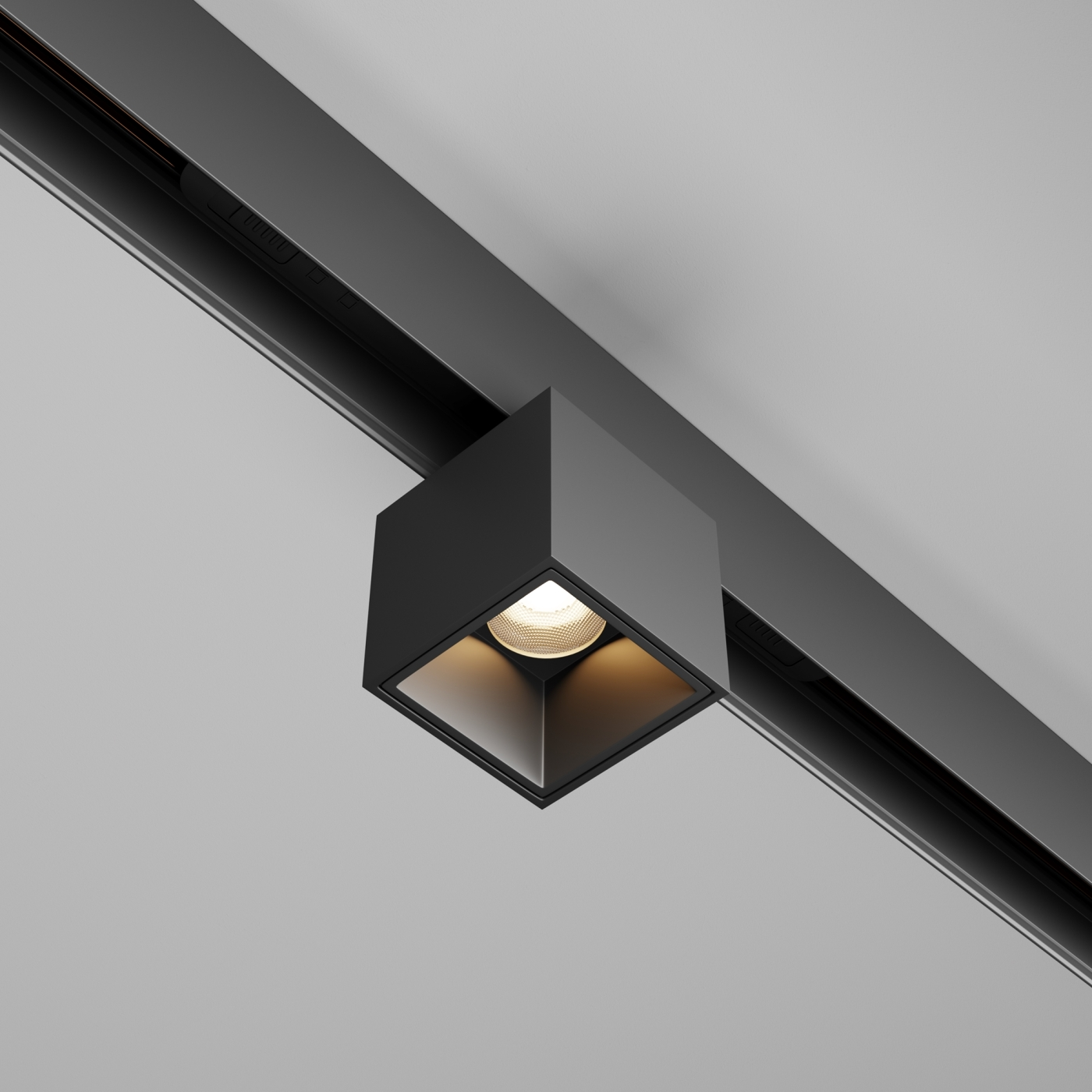 Изображение товара Трековый магнитный светодиодный светильник Maytoni Exility Alfa S TR133-2-7W3K-B