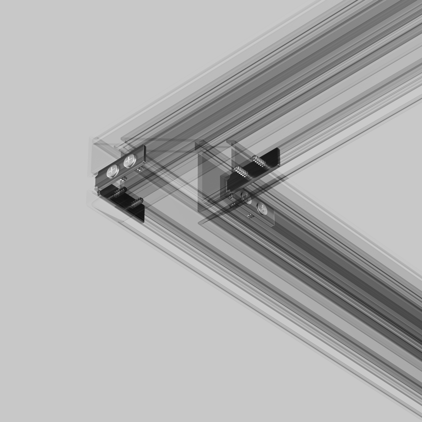 Изображение товара Угловой вертикальный соединитель для профиля Exility, 2 шт в упаковке Maytoni TRA034ICL-MP