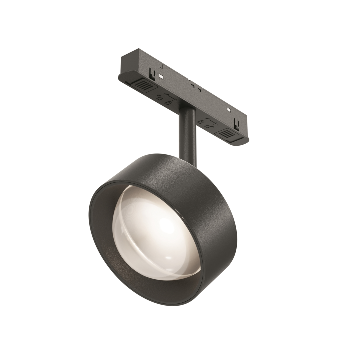 Изображение товара Трековый магнитный светодиодный светильник EXILITY Maytoni Lens TR217-4-15WTW-DS-B