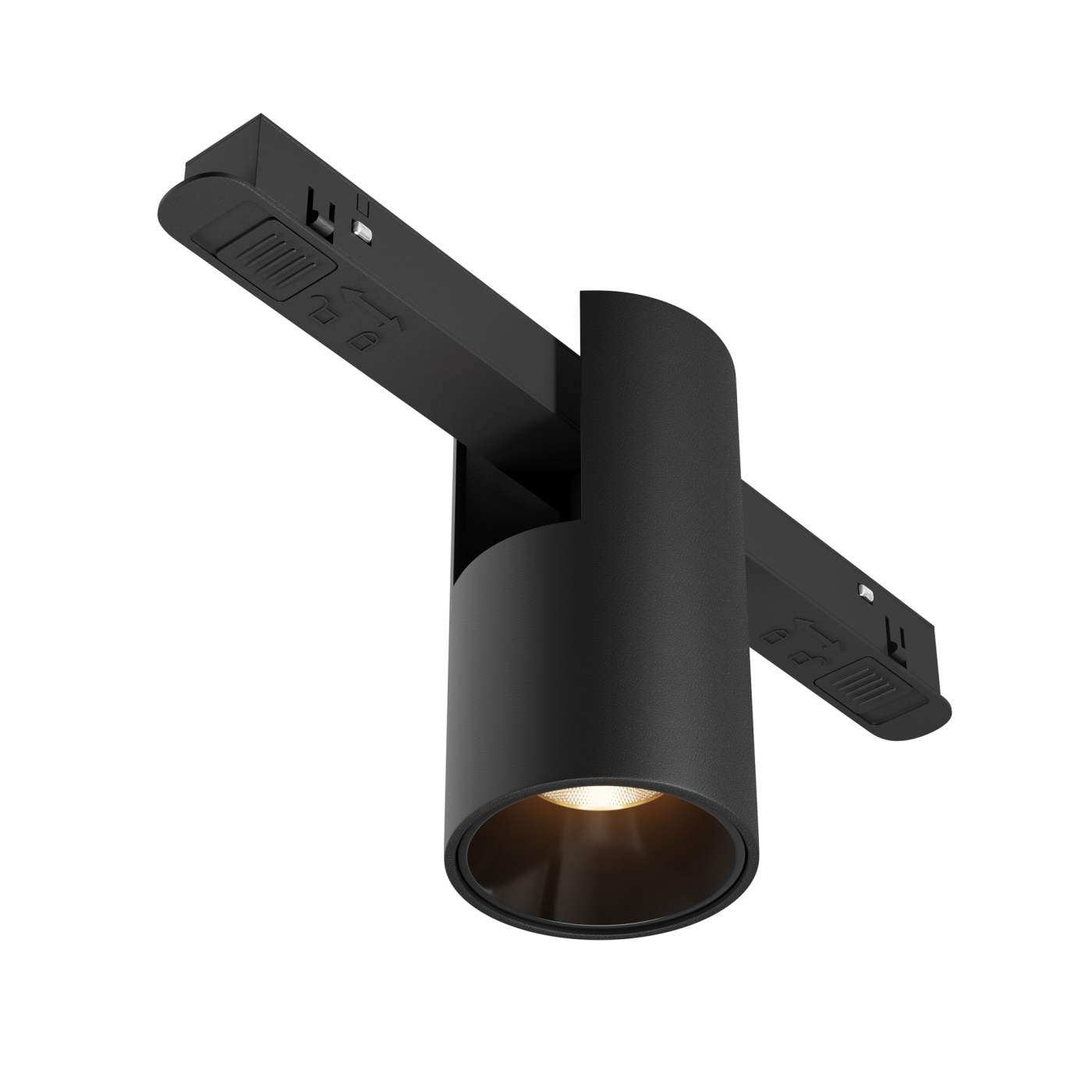 Изображение товара Трековый магнитный светодиодный светильник Maytoni Exility Alfa TR122-2-7W3K-B