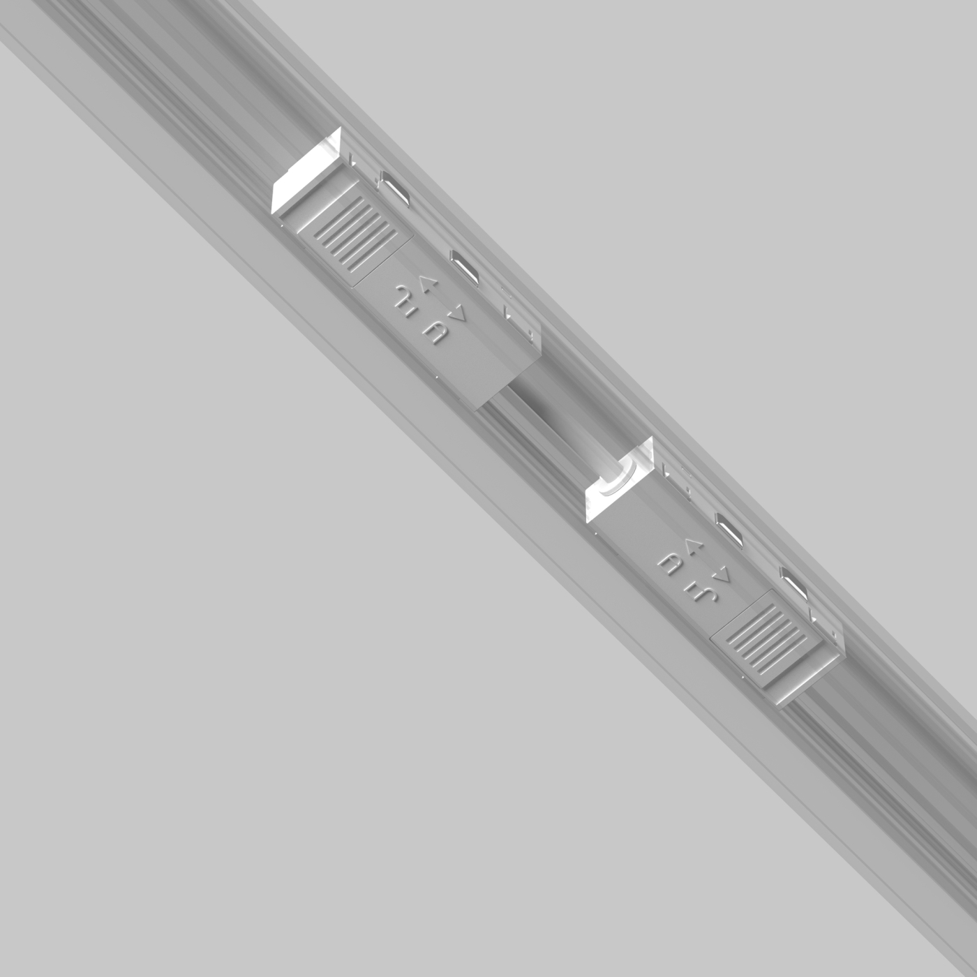 Изображение товара Коннектор питания прямой гибкий Maytoni 5см Exility TRA034CPC-42W-5-1