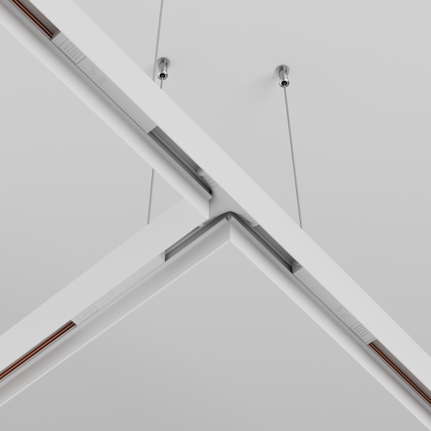 Изображение товара Коннектор питания Т-образный для магнитного шинопровода Maytoni Exility TRA034CWT-42W