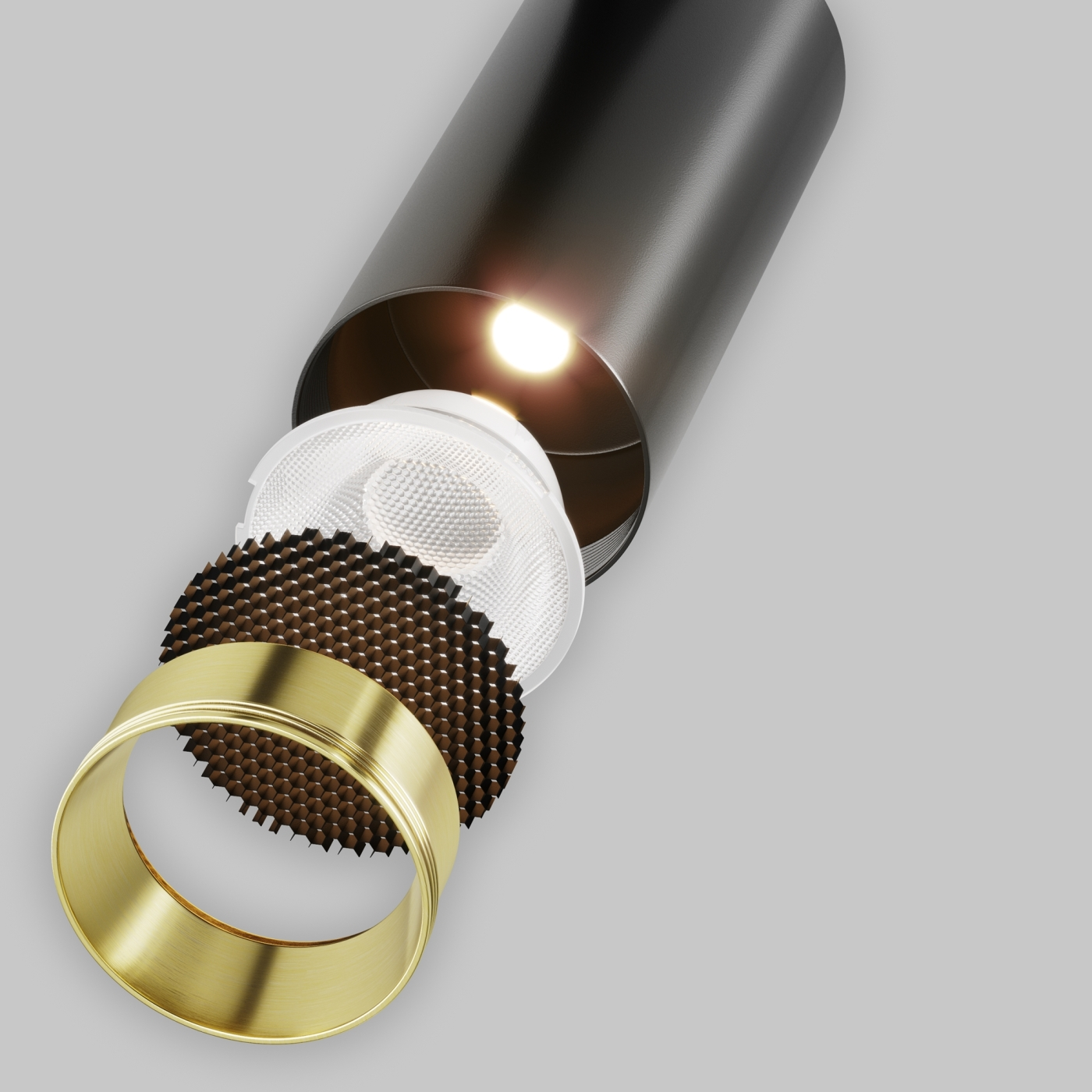 Изображение товара Декоративное кольцо для трековых светильников Maytoni Exility Focus LED RingL-20-BS