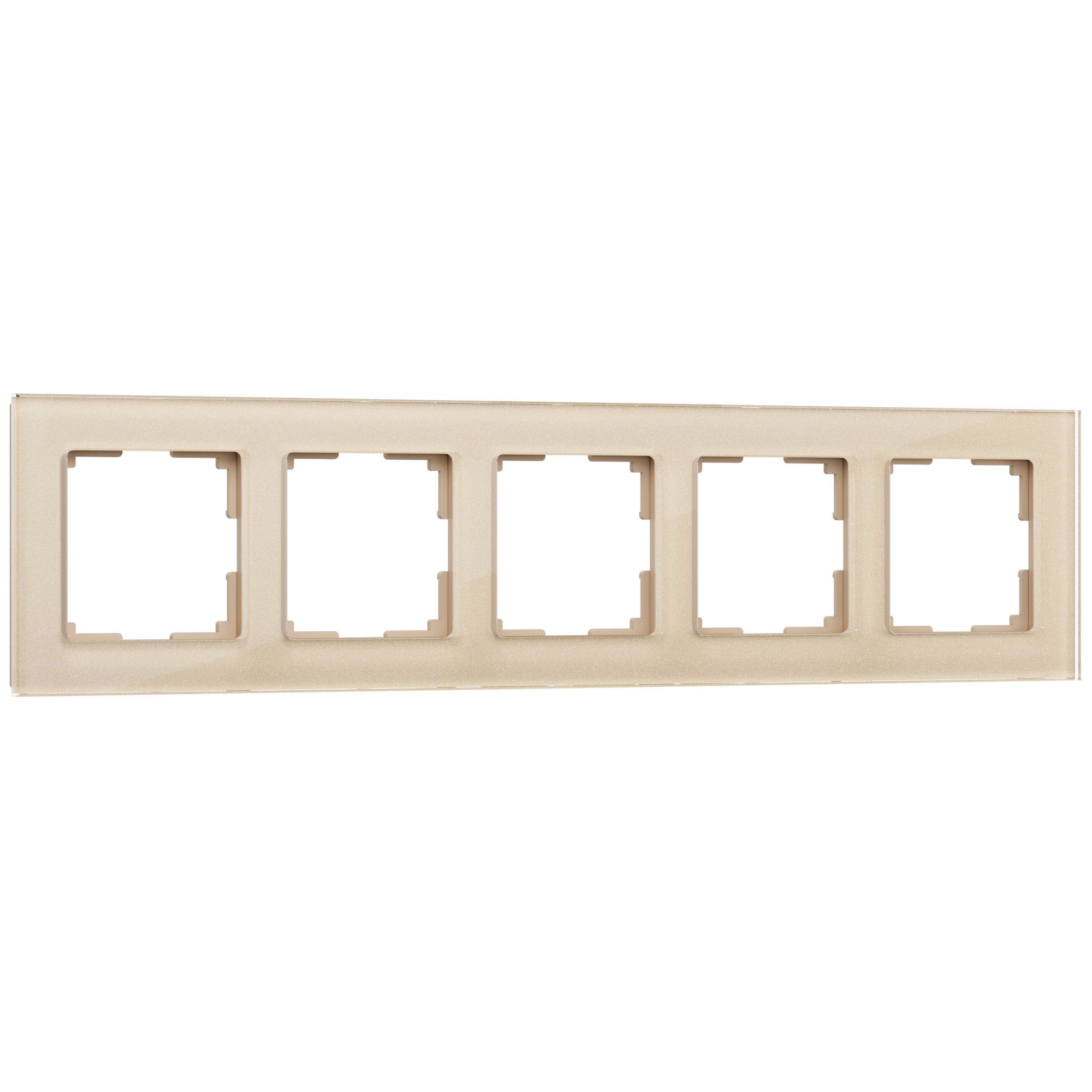 Изображение товара Рамка на 5 постов (шампань) W0051111 Werkel