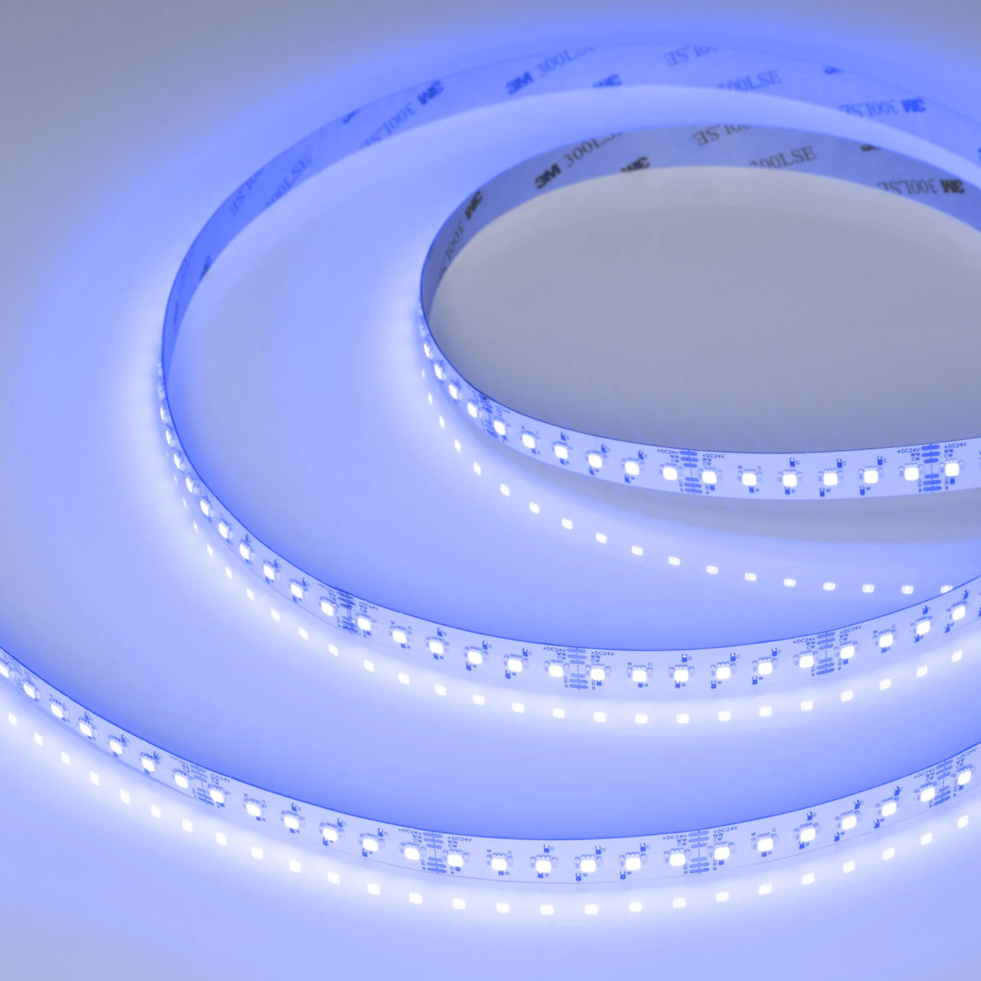 Изображение товара Светодиодная лента RT-AM360-12mm 24V RGBW-MIX (24 W/m, IP20, 2835/2210, 5m) (Arlight, -) 044036