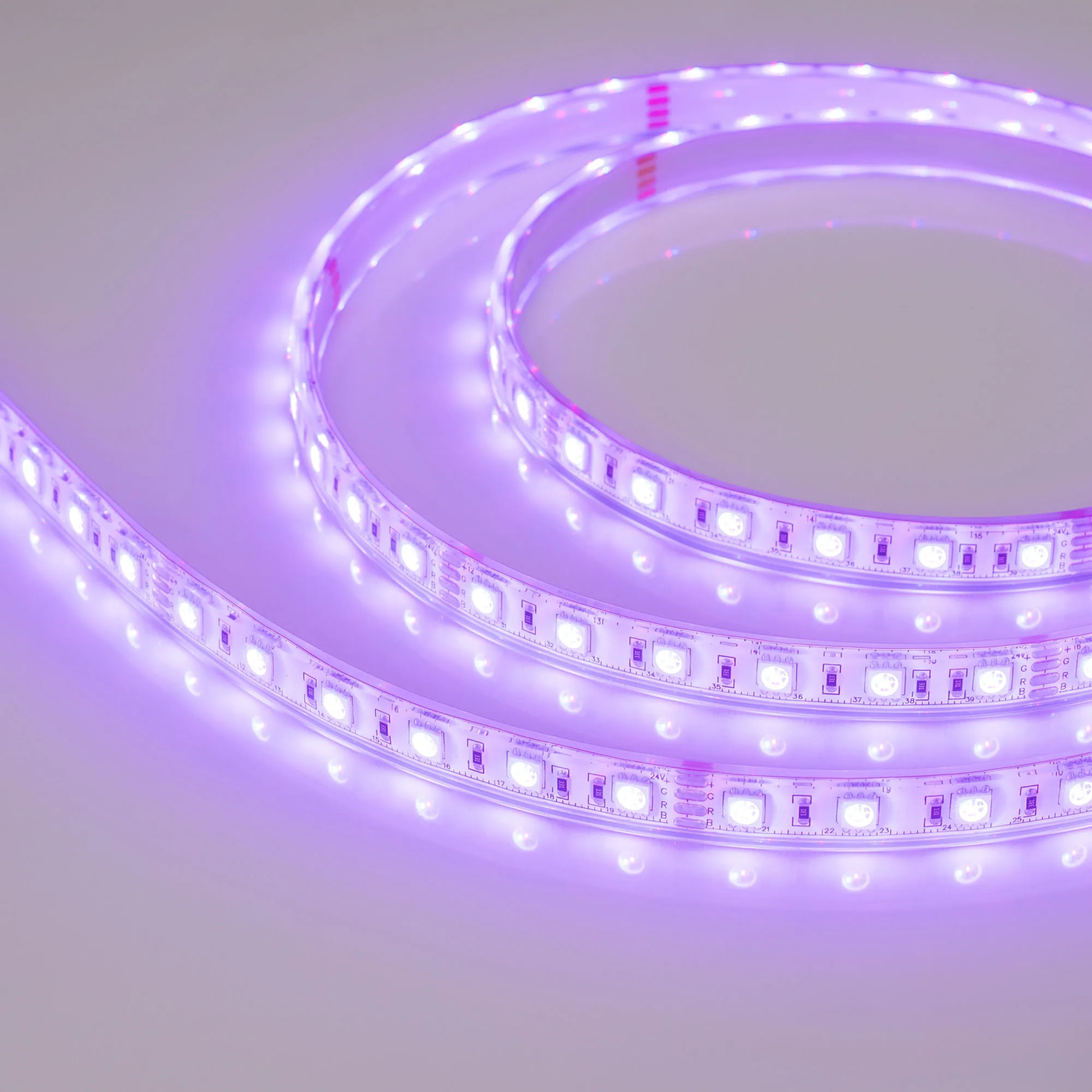 Изображение товара Светодиодная лента герметичная RTW-PU-B60-12.5mm 24V RGB (14.4 W/m, IP68, 5060, 5m) (Arlight, -) 029515(2)