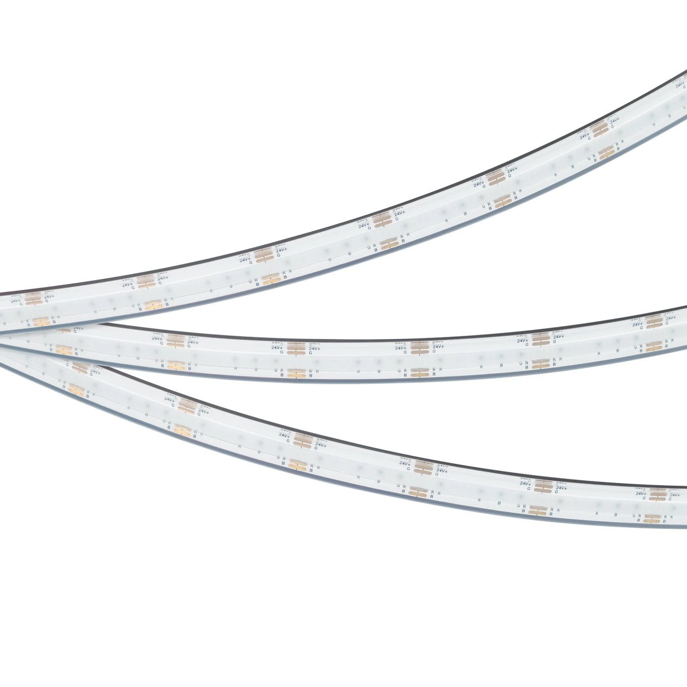 Изображение товара Светодиодная лента герметичная CSP-PFS-X540-12mm 24V RGB (15 W/m, IP68, TWP100, 5m) (Arlight, -) 051234