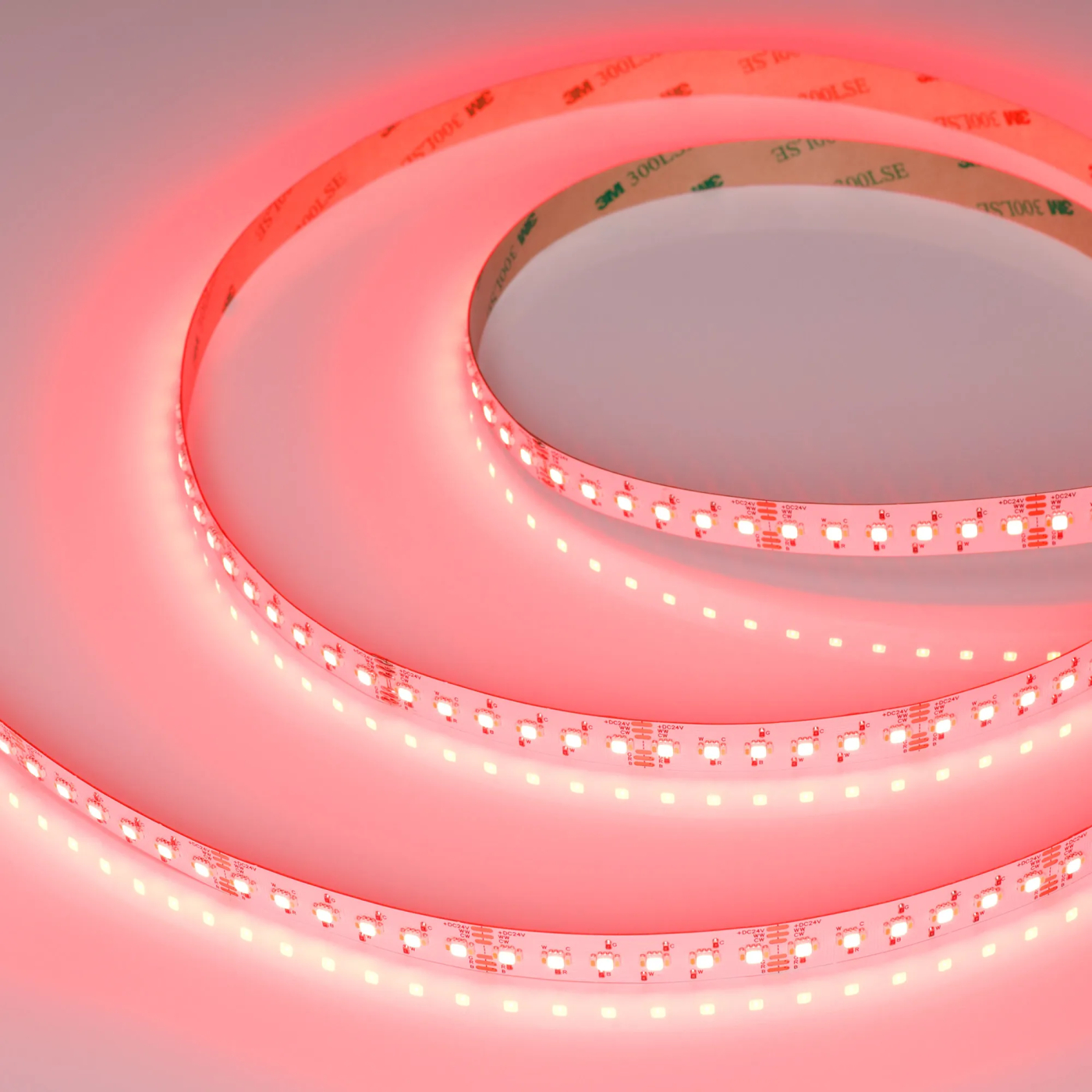 Изображение товара Светодиодная лента RT-AM360-12mm 24V RGBW-MIX (24 W/m, IP20, 2835/2210, 5m) (Arlight, -) 044036