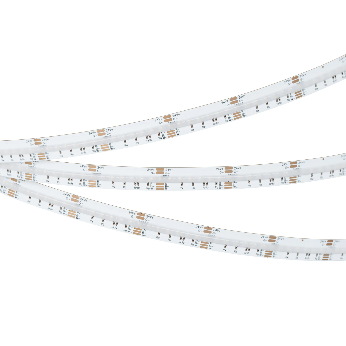 Изображение товара Светодиодная лента CSP-X840-12mm 24V RGBW-Warm (17.2 W/m, IP20, 5m) (Arlight, 5 лет) 046937