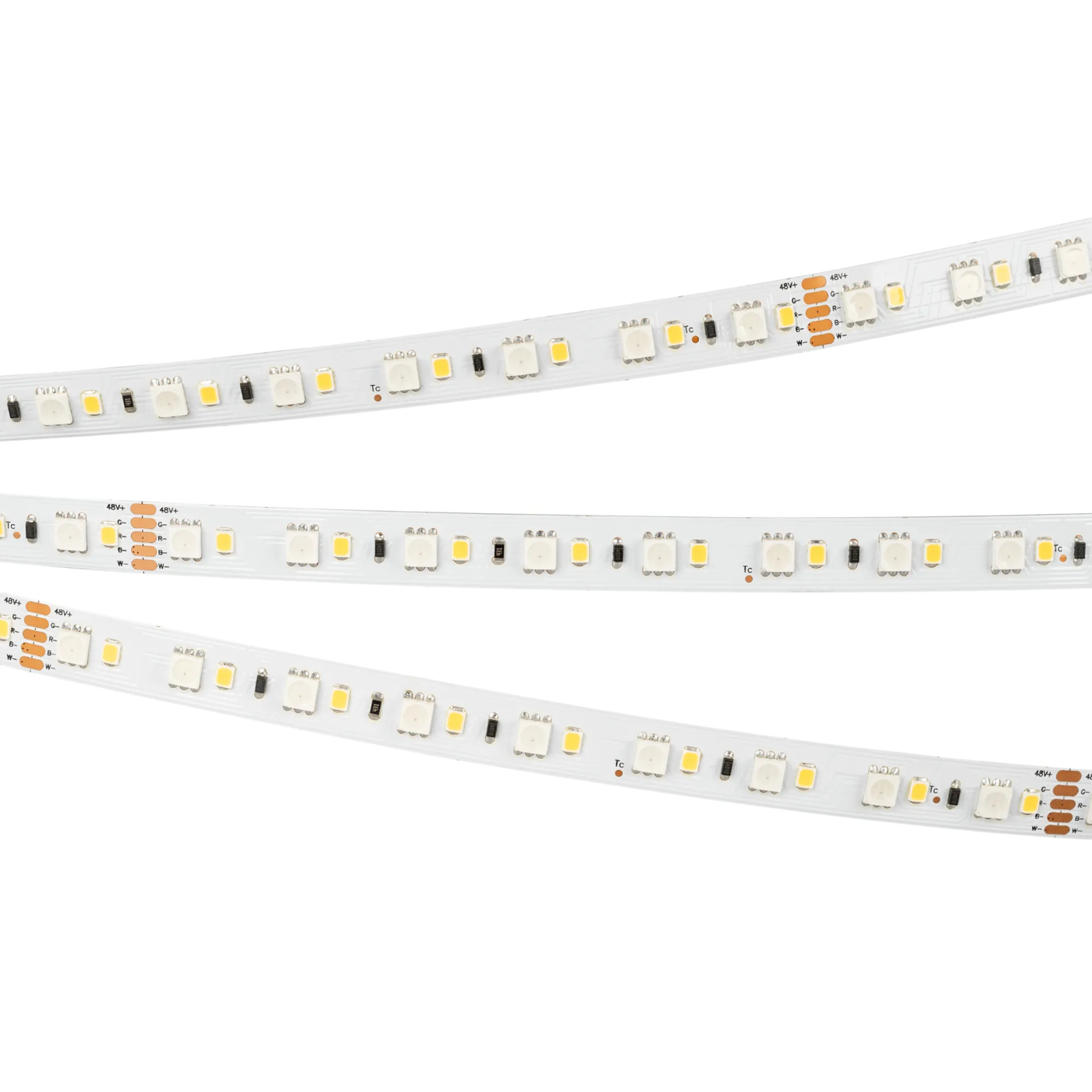 Изображение товара Светодиодная лента IC-40000-5060-108-48V RGB-Day4000 (12mm, 15W, IP20) (Arlight, стабилизированная) 029988