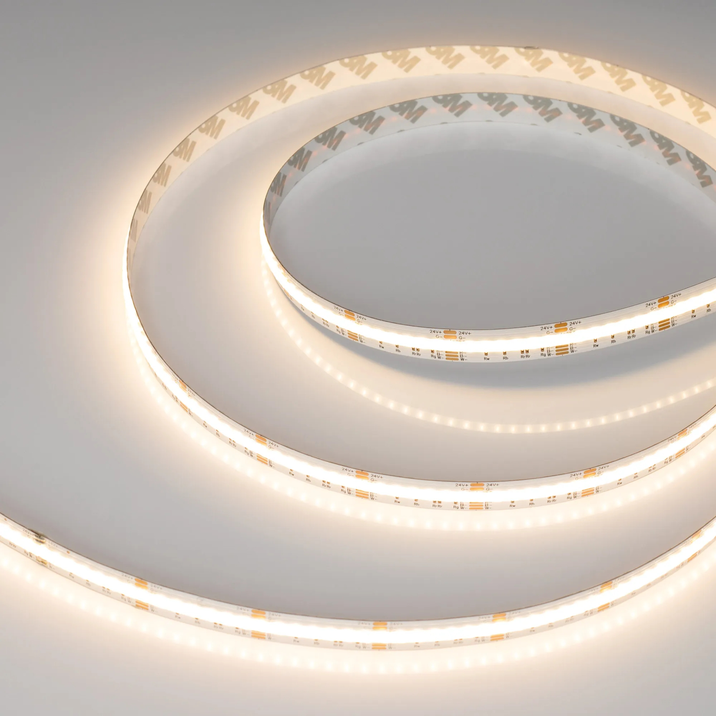 Изображение товара Светодиодная лента CSP-X840-12mm 24V RGBW-Warm (17.2 W/m, IP20, 5m) (Arlight, 5 лет) 046937