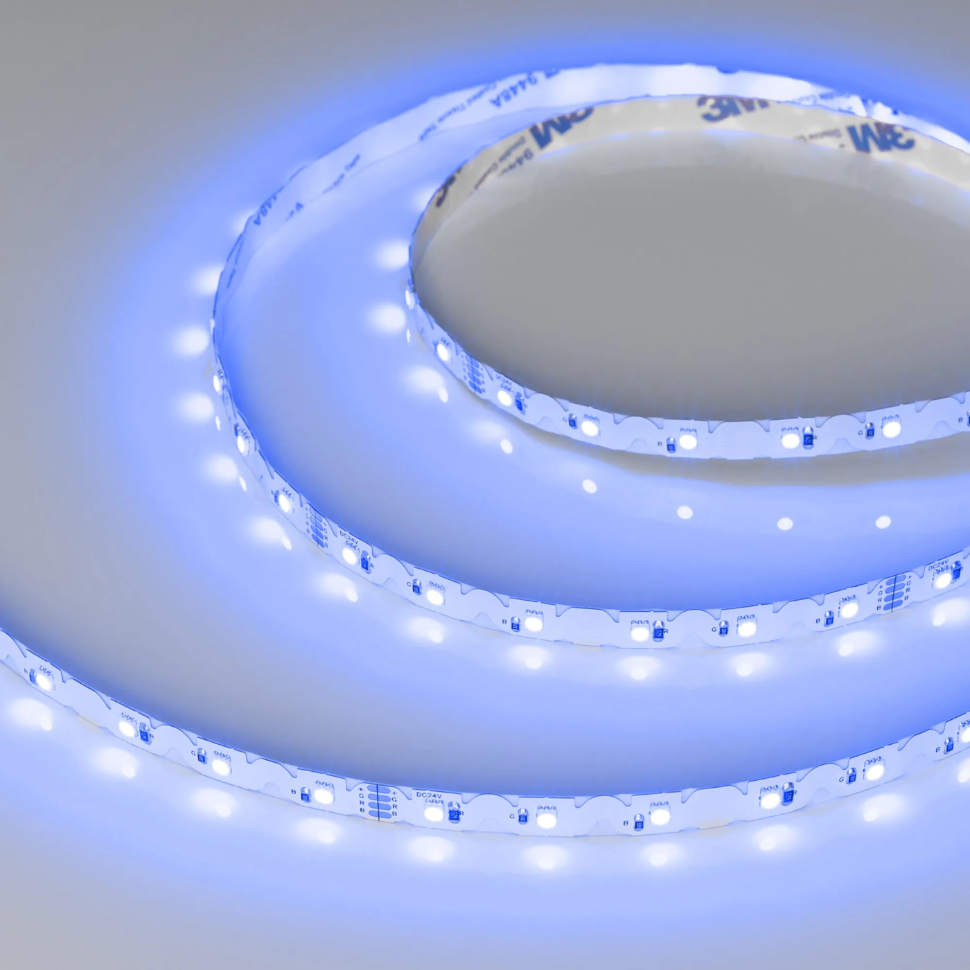 Изображение товара Светодиодная лента RZ-A60-8mm 24V RGB (8 W/m, IP20, 2835, 5m) (Arlight, -) 042909