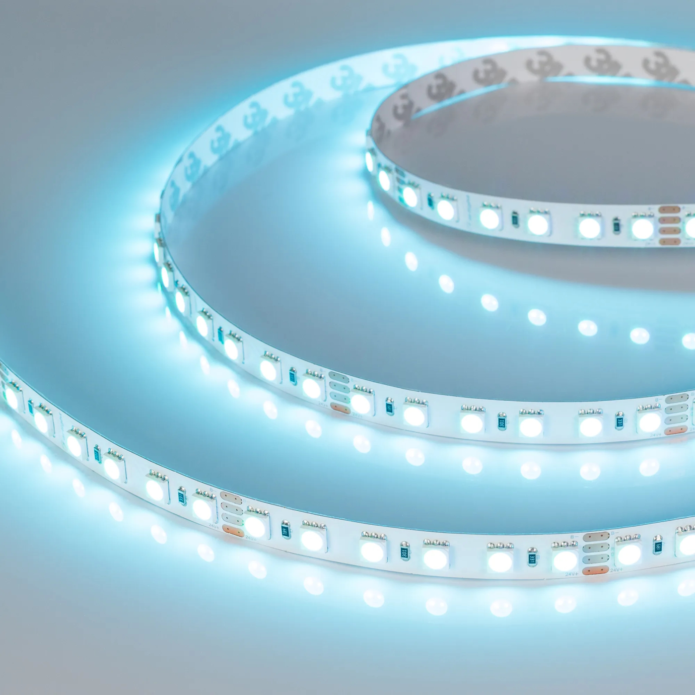 Изображение товара Светодиодная лента RT-B84-10mm 24V RGB (21 W/m, IP20, 5060, 5m) (Arlight, Открытый) 021475(2)