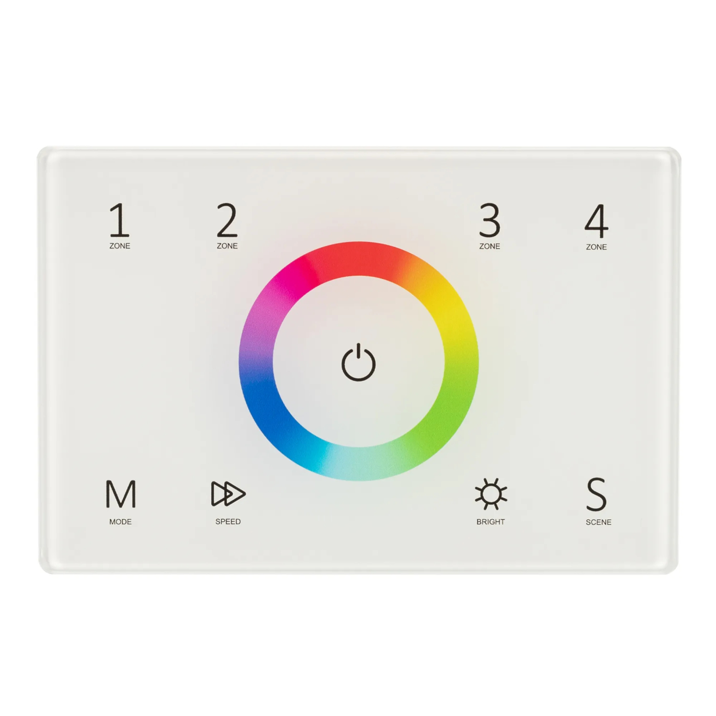 Изображение товара Панель Sens SMART-P83-RGB White (230V, 4 зоны, 2.4G) (Arlight, IP20 Пластик, 5 лет) 028402