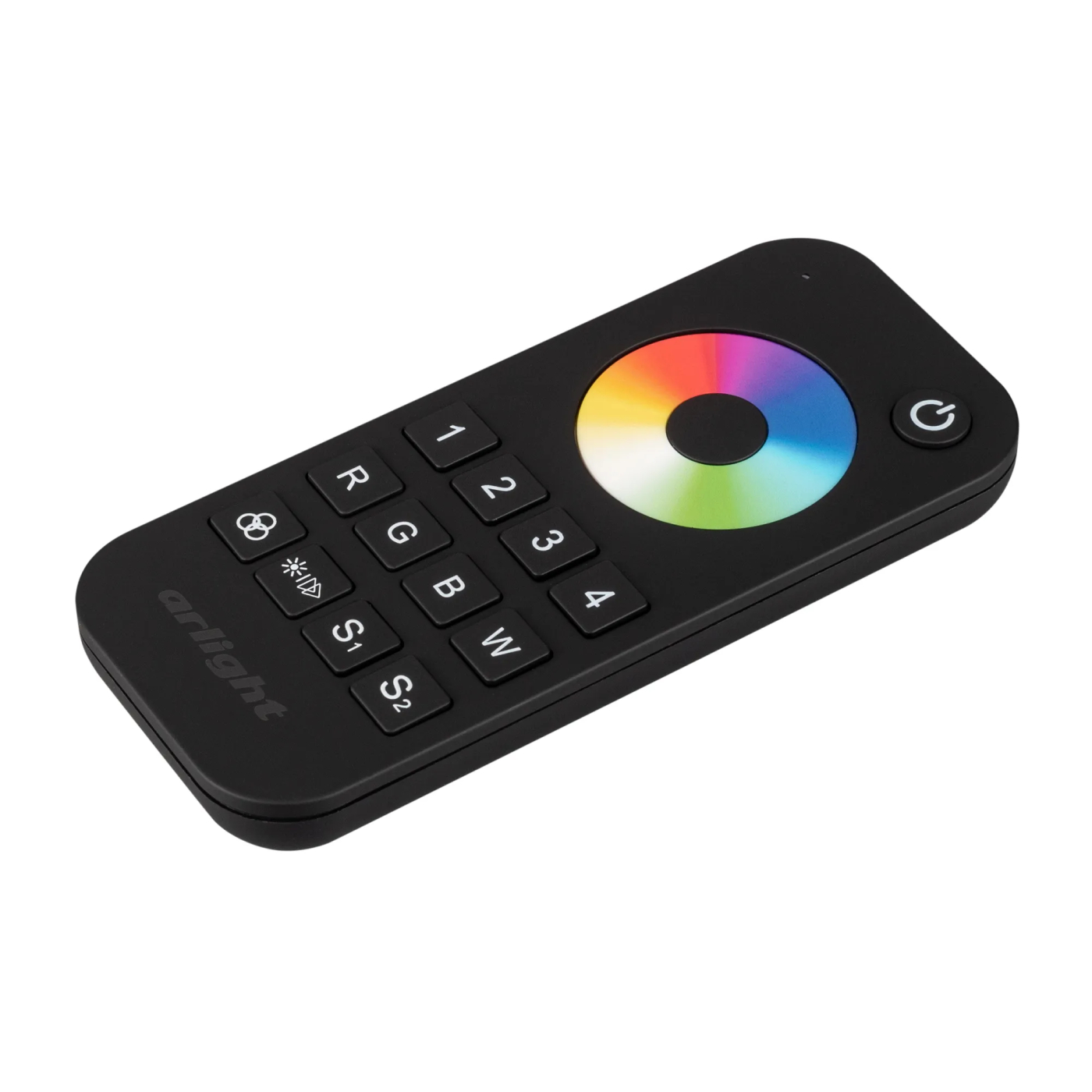 Изображение товара Пульт SMART-R26-RGBW Black (4 зоны, 2.4G) (Arlight, IP20 Пластик, 5 лет) 023477