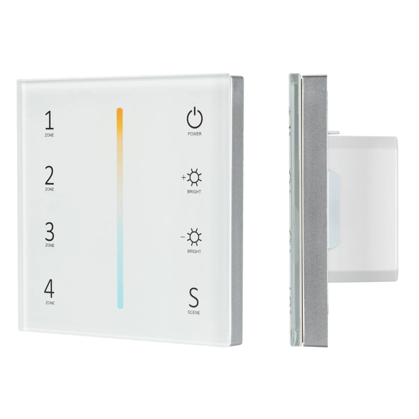 Изображение товара Панель Sens SMART-P38-MIX White (230V, 4 зоны, 2.4G) (Arlight, IP20 Пластик, 5 лет) 027118