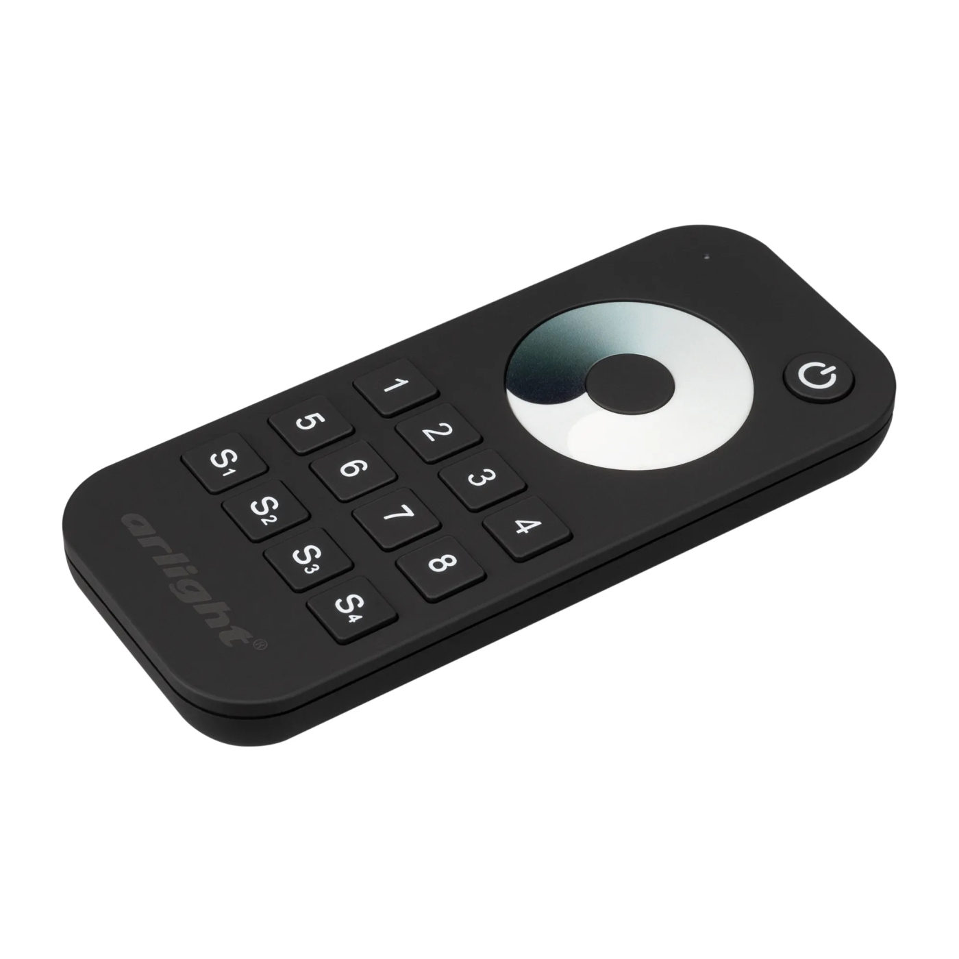 Изображение товара Пульт SMART-R24-DIM Black (8 зон, 2.4G) (Arlight, IP20 Пластик, 5 лет) 031935