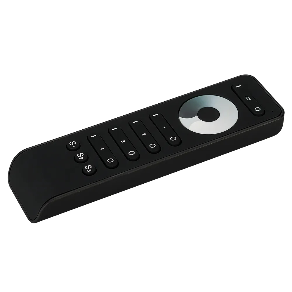 Изображение товара Пульт SMART-R33-DIM Black (4 зоны, 2.4G) (Arlight, IP20 Пластик, 5 лет) 025030