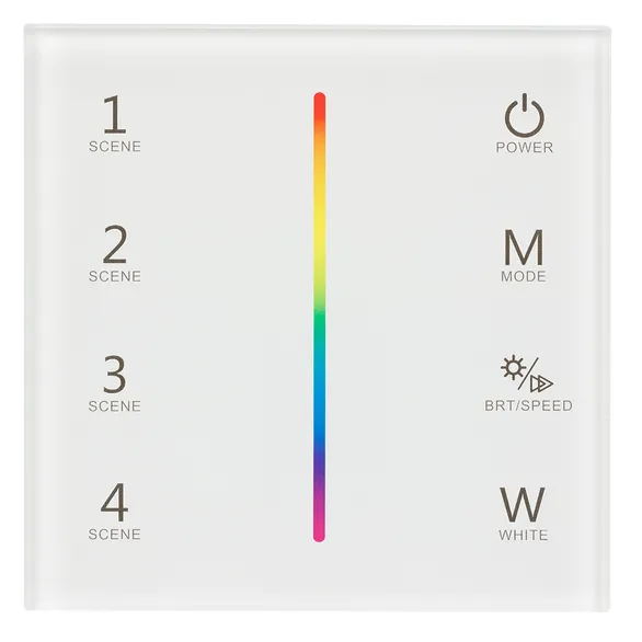 Изображение товара Панель Sens SMART-P22-RGBW White (12-24V, 4x3A, 2.4G) (Arlight, IP20 Пластик, 5 лет) 025168