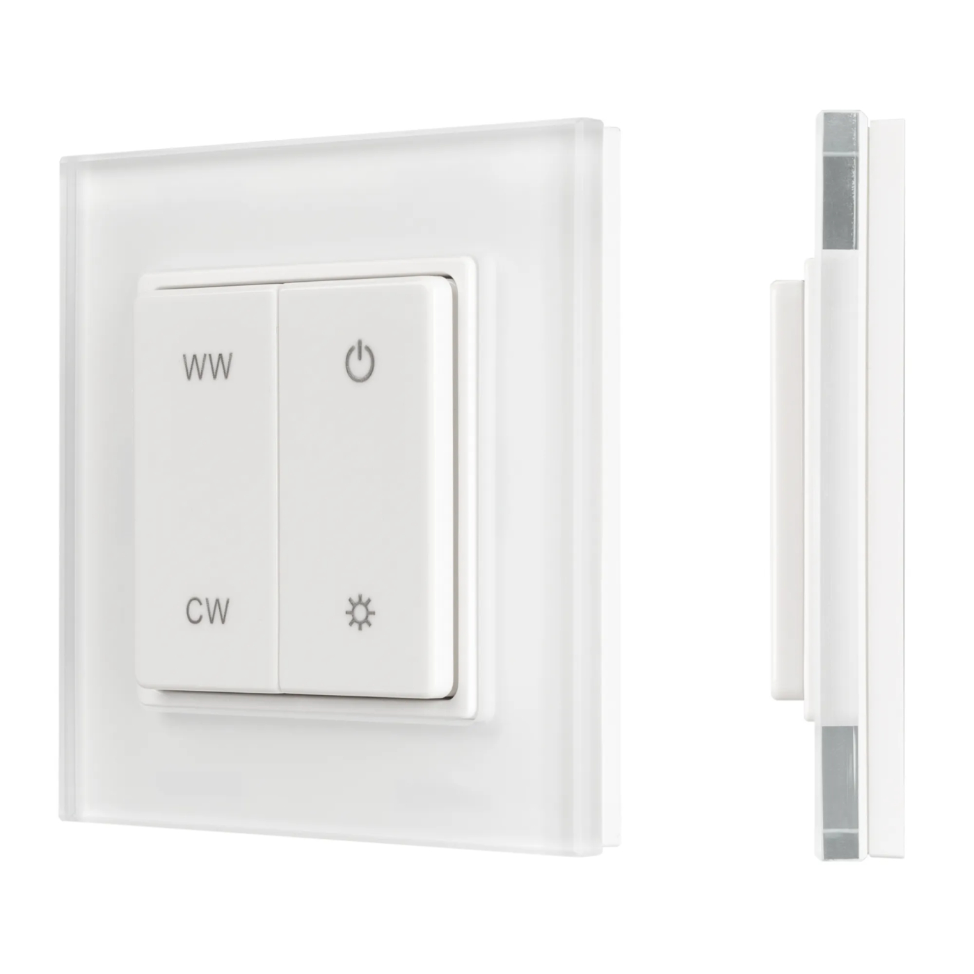 Изображение товара Панель SMART-P49-MIX-G-SUF (3V, 1 зона, Knob, 2.4G) (Arlight, Пластик) 032985