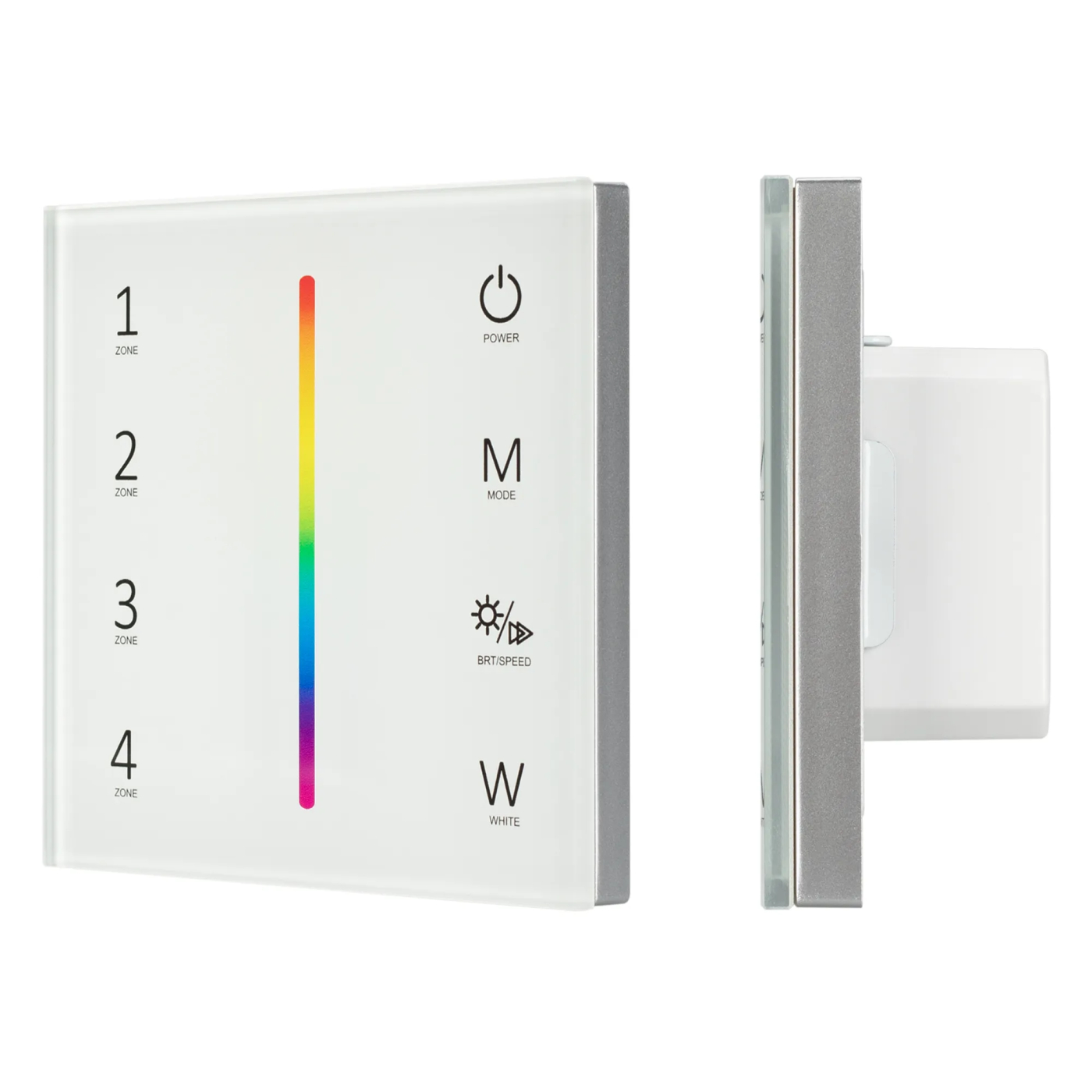 Изображение товара Панель Sens SMART-P45-RGBW White (230V, 4 зоны, 2.4G) (Arlight, IP20 Пластик, 5 лет) 028140
