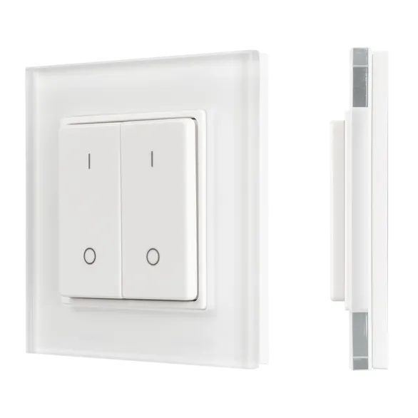 Изображение товара Панель SMART-P47-DIM-G-SUF (3V, 2 зоны, Knob, 2.4G) (Arlight, Пластик) 032984