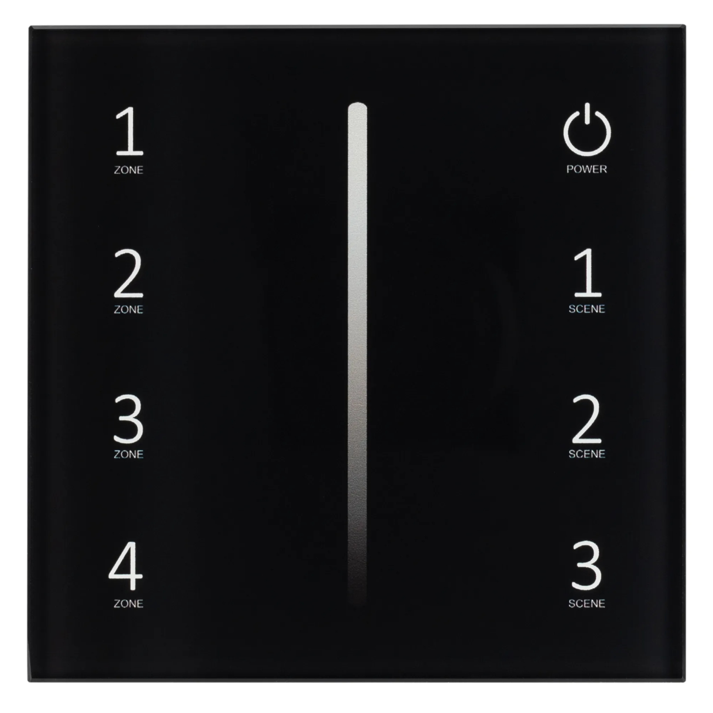 Изображение товара Панель Sens SMART-P17-DIM Black (230V, 4 зоны, 2.4G) (Arlight, IP20 Пластик, 5 лет) 028129