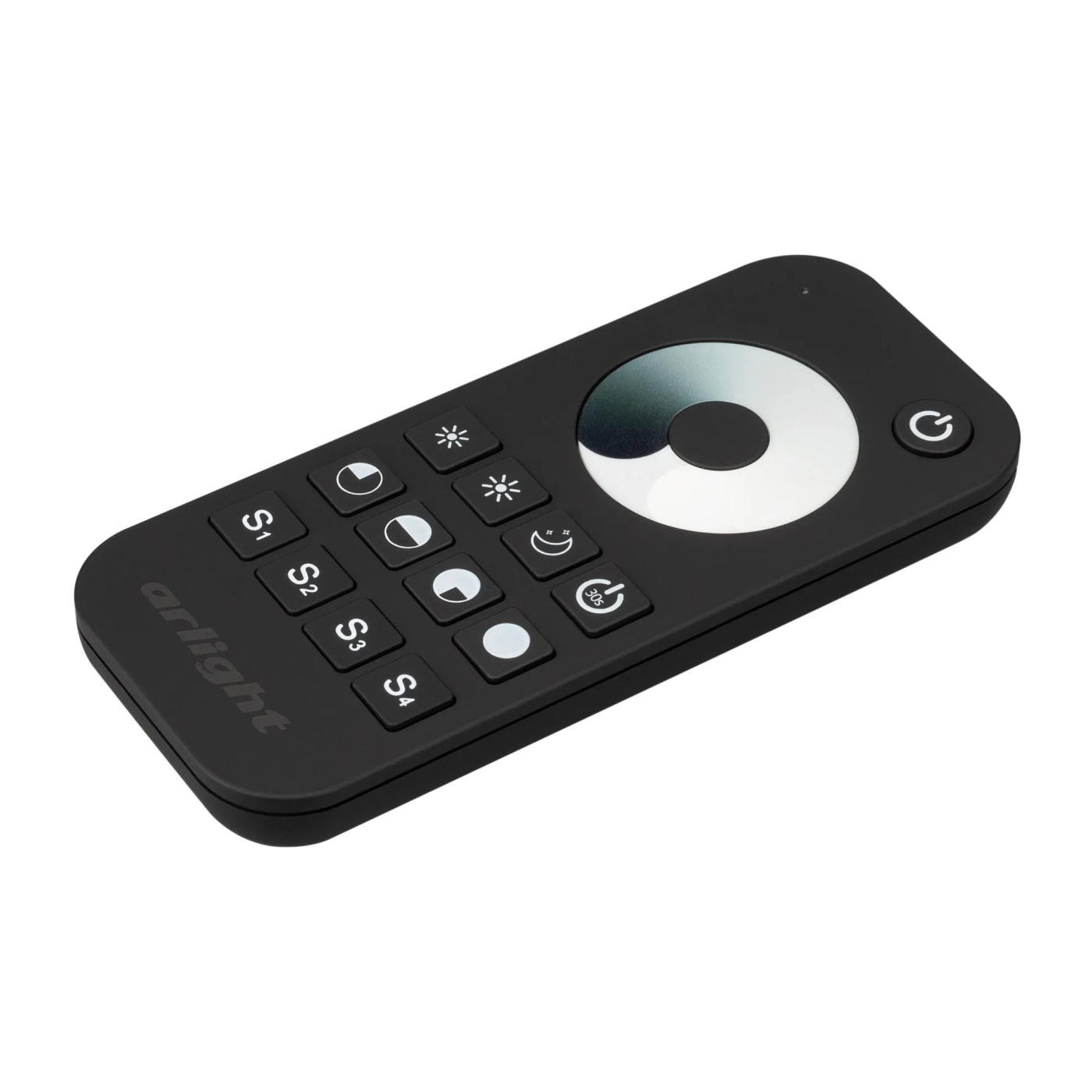 Изображение товара Пульт SMART-R24-DIM Black (1 зона, 2.4G) (Arlight, IP20 Пластик, 5 лет) 031934