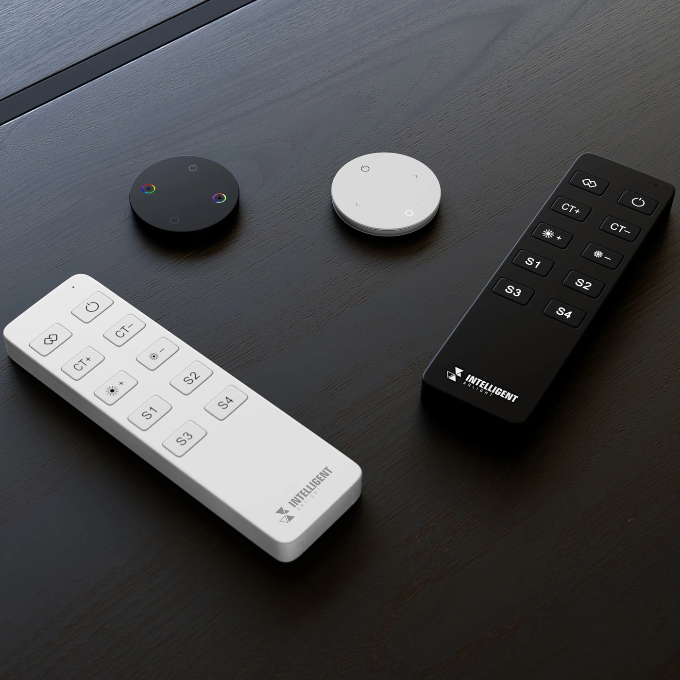 Изображение товара INTELLIGENT ARLIGHT Пульт SMART-801-22-1G-DIM Black (3V, Magnet, 2.4G) (IARL, IP20 Пластик, 5 лет) 046475