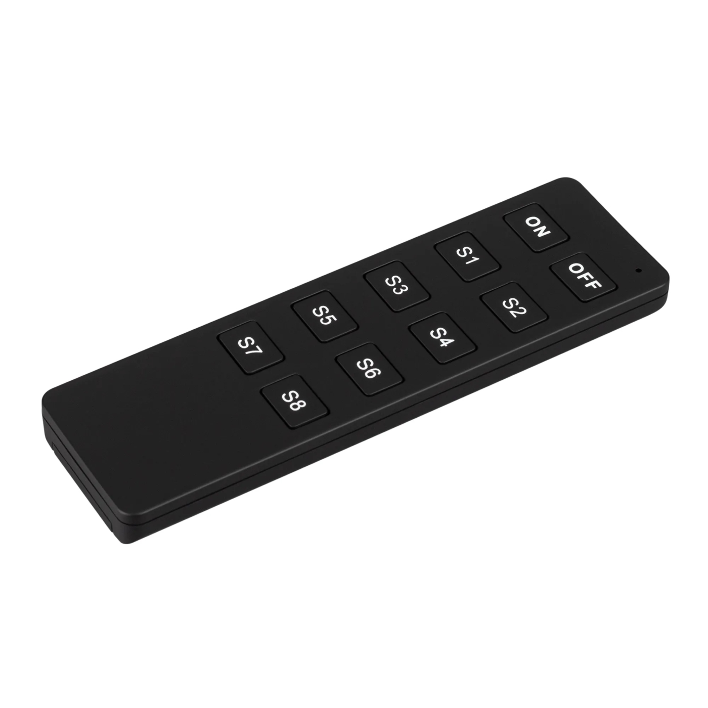 Изображение товара INTELLIGENT ARLIGHT Пульт SMART-801-22-8SC-MULTI Black (3V, 2.4G) (IARL, IP20 Пластик, 5 лет) 037335