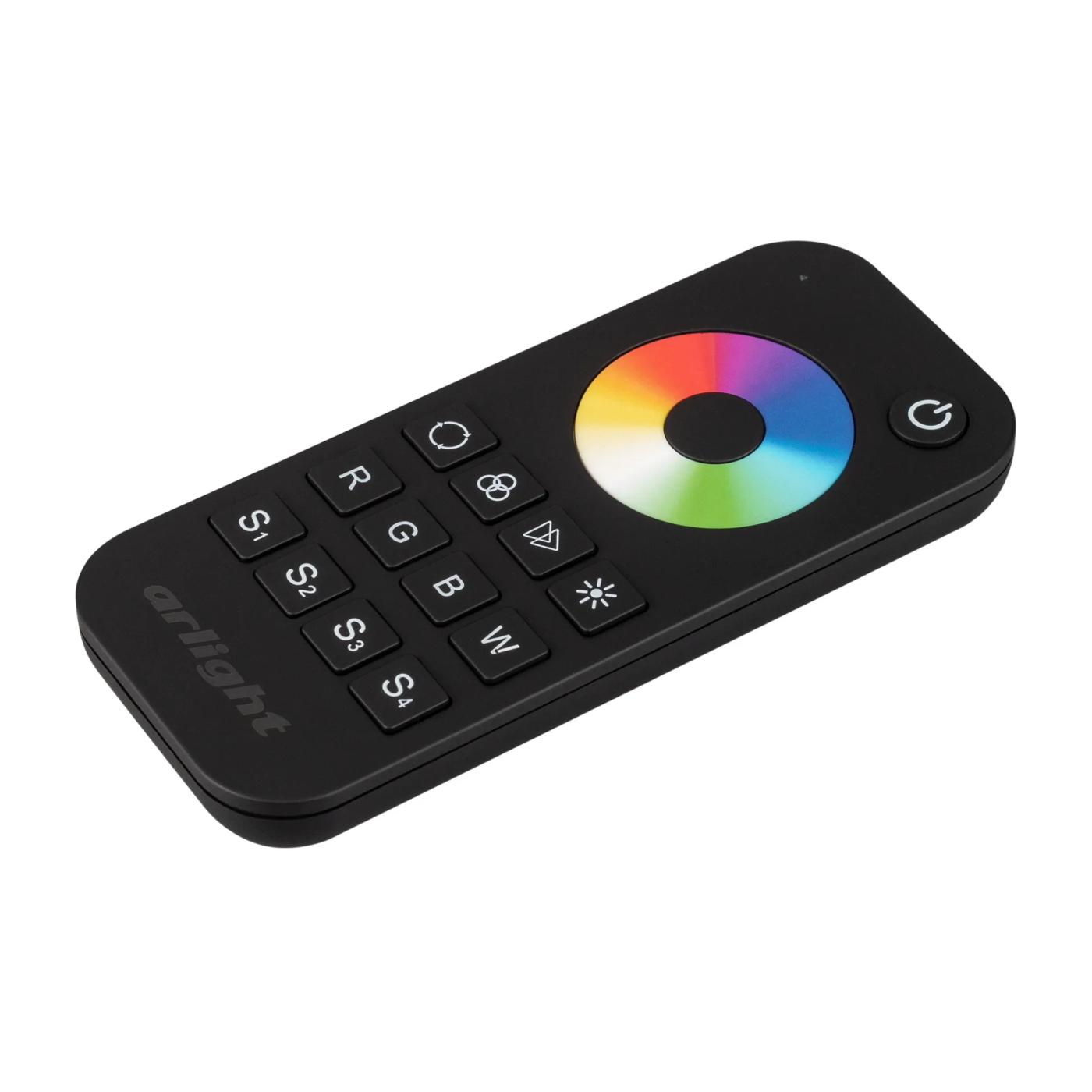 Изображение товара Пульт SMART-R28-RGBW Black (1 зона, 2.4G) (Arlight, IP20 Пластик, 5 лет) 023479