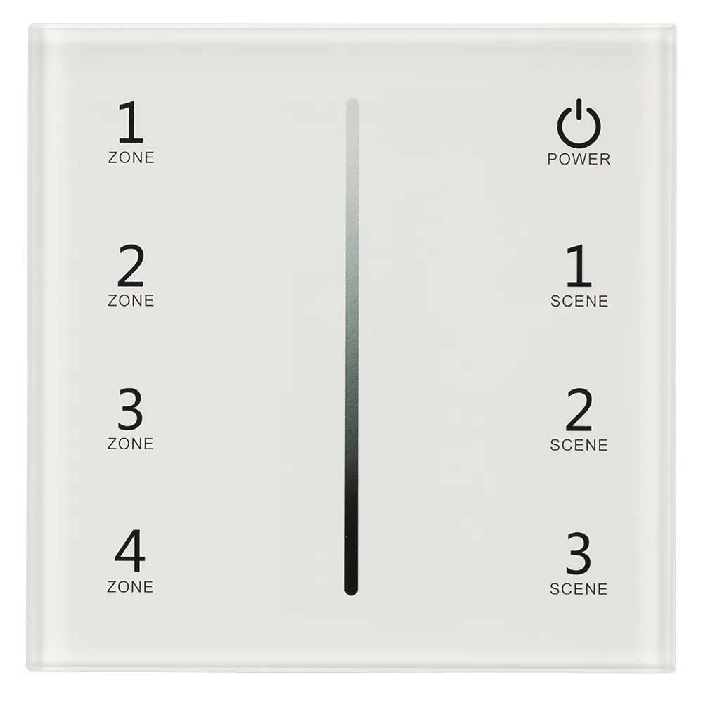 Изображение товара Панель Sens SMART-P29-DIM White (230V, 4 зоны, 2.4G) (Arlight, IP20 Пластик, 5 лет) 027103