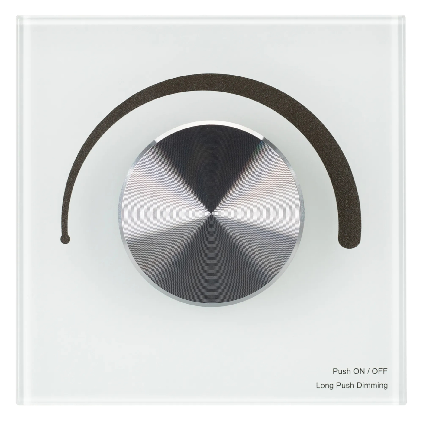 Изображение товара Панель SMART-P90-DIM-G-IN White (230V, Rotary, 2.4G) (Arlight, IP20 Пластик, 5 лет) 028424