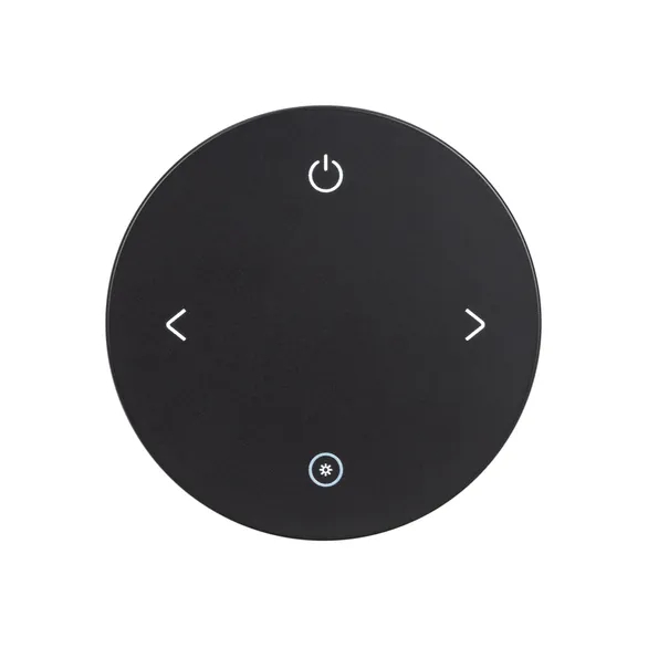 Изображение товара INTELLIGENT ARLIGHT Пульт SMART-801-22-1G-DIM Black (3V, Magnet, 2.4G) (IARL, IP20 Пластик, 5 лет) 046475