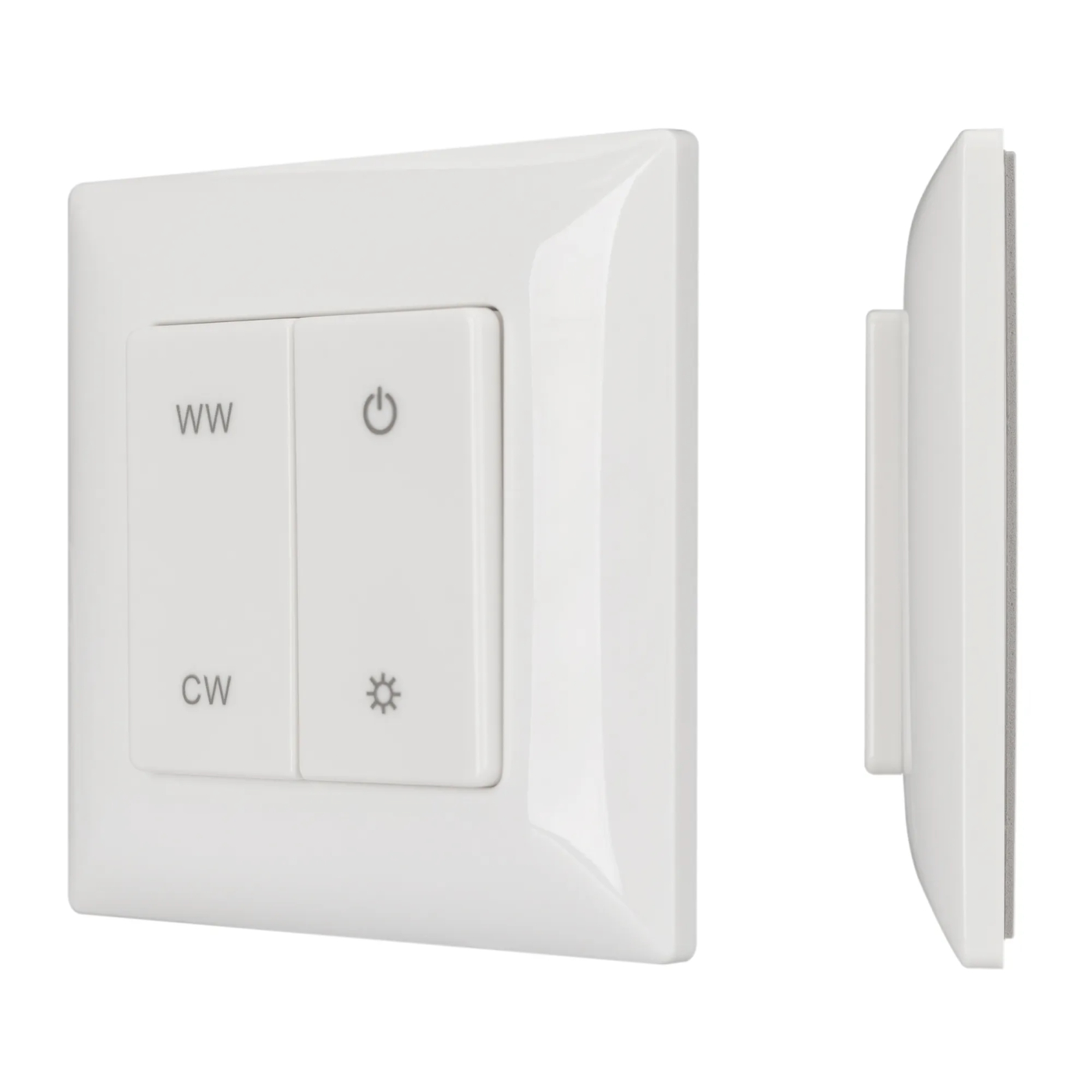 Изображение товара Панель SMART-P48-MIX-P-SUF (3V, 1 зона, Knob, 2.4G) (Arlight, Пластик) 028302