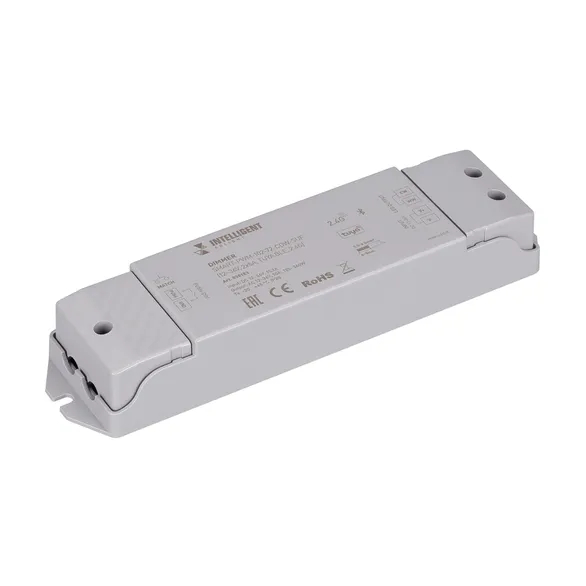 Изображение товара INTELLIGENT ARLIGHT Диммер SMART-PWM-102-72-CDW-SUF (12-36V, 2x5A, TUYA BLE, 2.4G) (IARL, IP20 Пластик, 5 лет) 038183