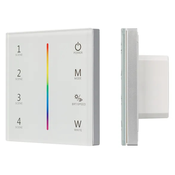 Изображение товара Панель Sens SMART-P22-RGBW White (12-24V, 4x3A, 2.4G) (Arlight, IP20 Пластик, 5 лет) 025168