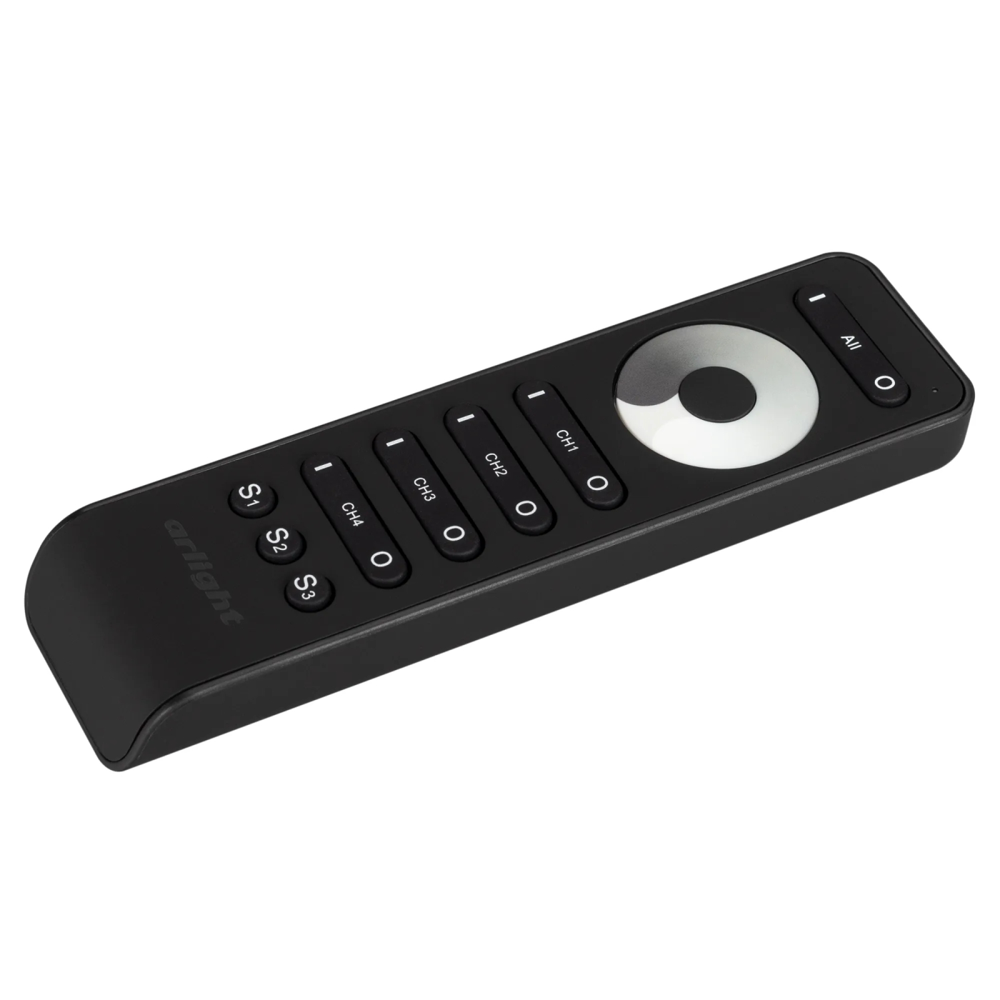 Изображение товара Пульт SMART-R33-DIM Black (4 канала, 2.4G) (Arlight, IP20 Пластик, 5 лет) 032941