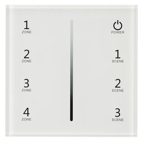 Изображение товара Панель Sens SMART-P29-DIM White (230V, 4 зоны, 2.4G) (Arlight, IP20 Пластик, 5 лет) 027103