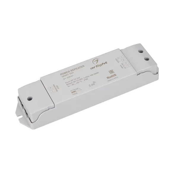 Изображение товара Усилитель SMART-DIM (12-24V, 1x15A) (Arlight, IP20 Пластик, 5 лет) 028142