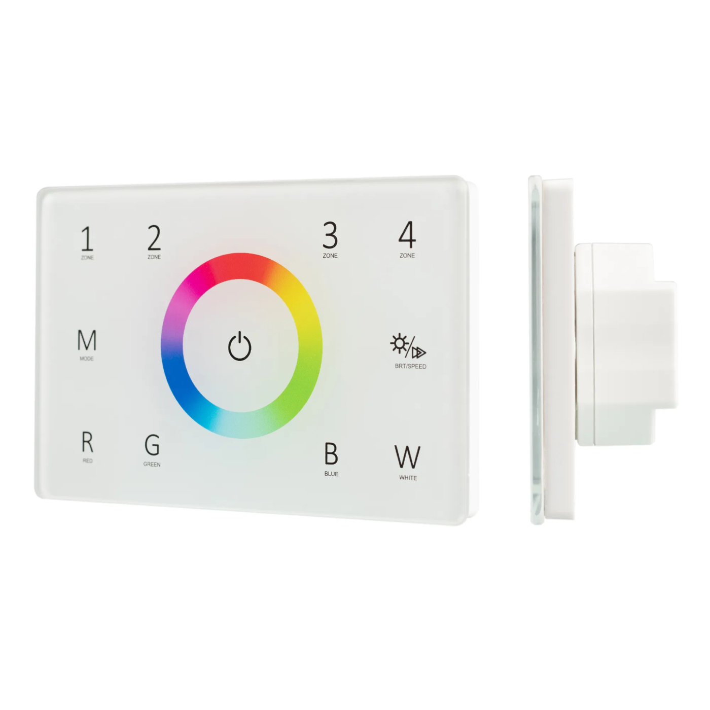 Изображение товара Панель Sens SMART-P85-RGBW White (230V, 4 зоны, 2.4G) (Arlight, IP20 Пластик, 5 лет) 028404