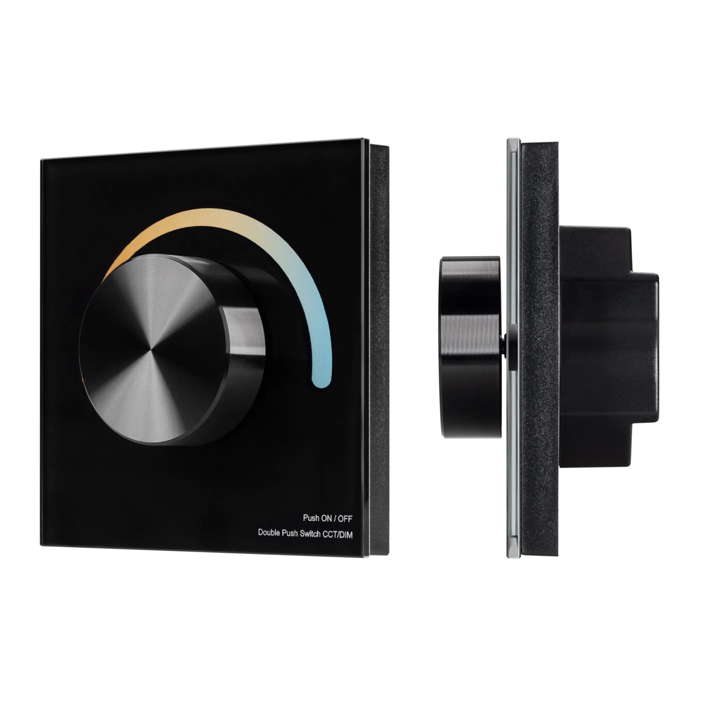 Изображение товара Панель SMART-P2-MIX-G-IN Black (3V, Rotary, 2.4G) (Arlight, IP20 Пластик, 5 лет) 033755