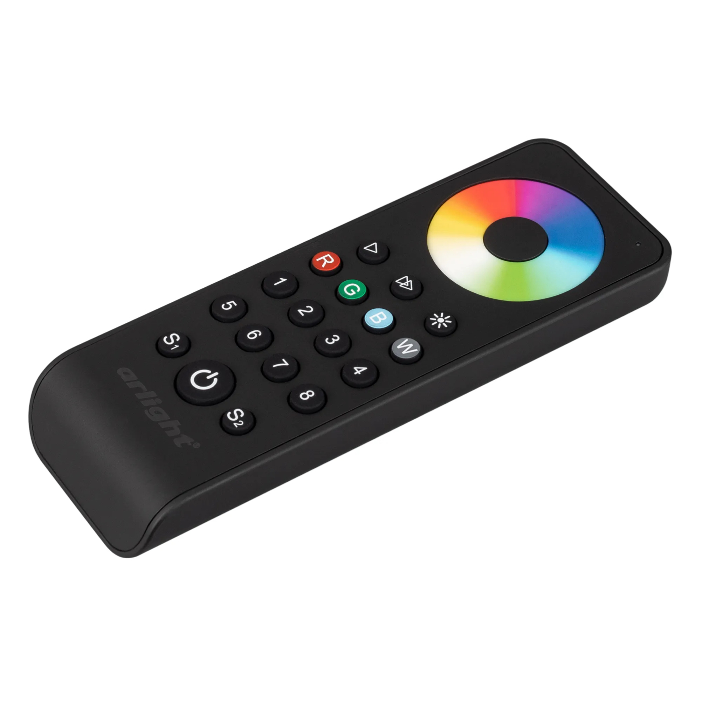 Изображение товара Пульт SMART-R43-RGBW Black (8 зон, 2.4G) (Arlight, IP20 Пластик, 5 лет) 031953