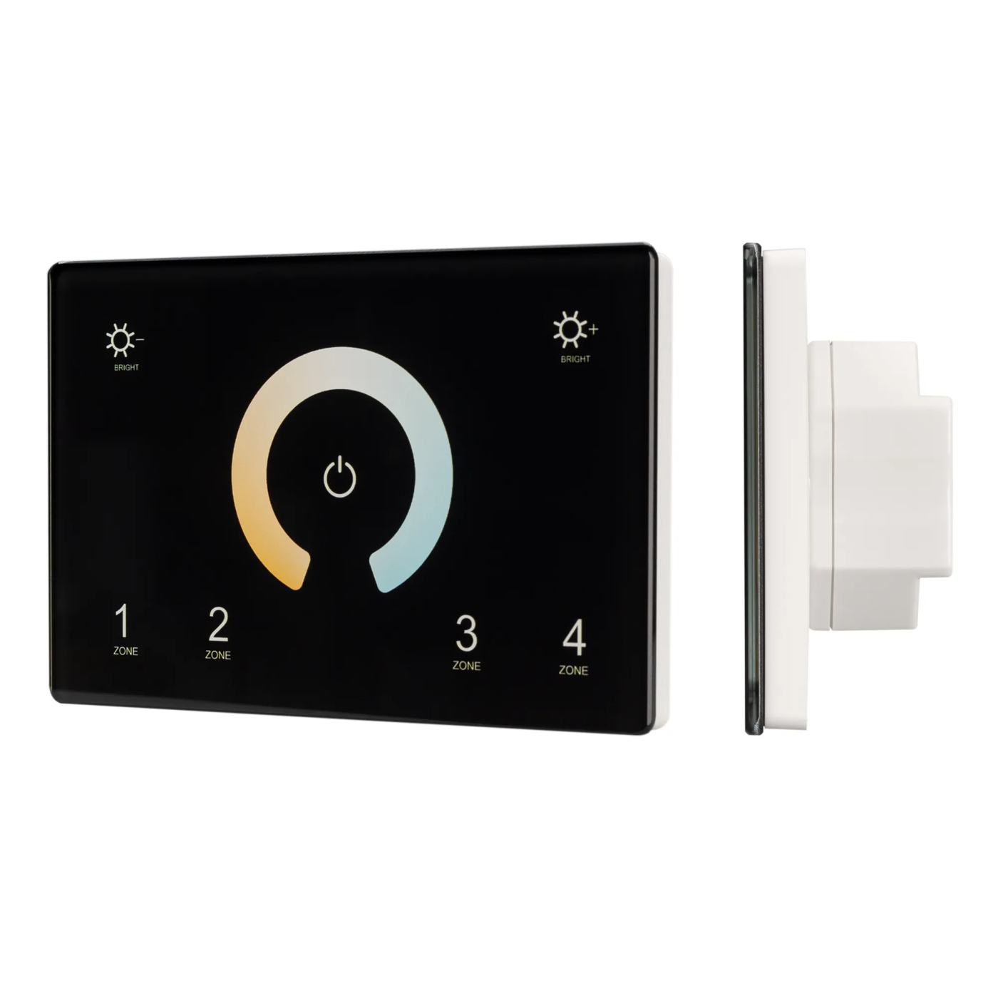 Изображение товара Панель Sens SMART-P81-MIX Black (230V, 4 зоны, 2.4G) (Arlight, IP20 Пластик, 5 лет) 028401