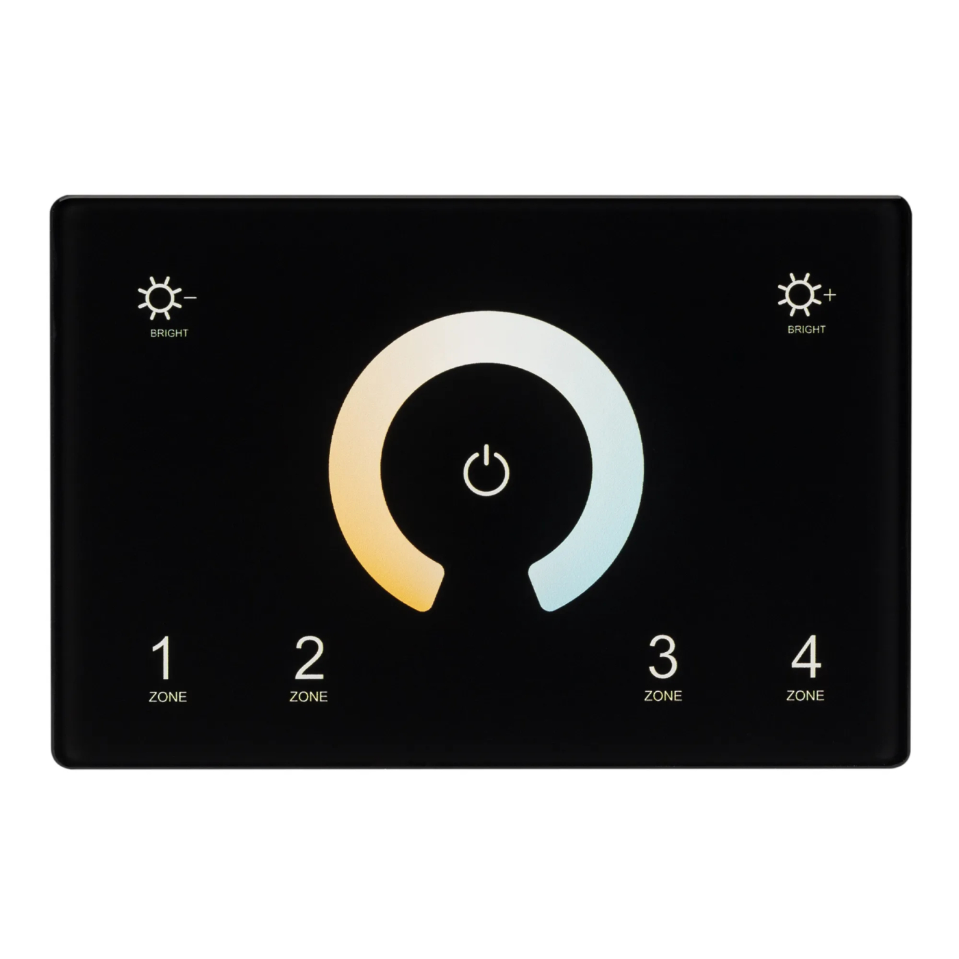 Изображение товара Панель Sens SMART-P81-MIX Black (230V, 4 зоны, 2.4G) (Arlight, IP20 Пластик, 5 лет) 028401