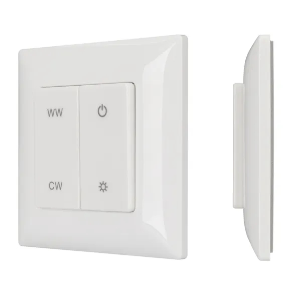 Изображение товара Панель SMART-P48-MIX-P-SUF (3V, 1 зона, Knob, 2.4G) (Arlight, Пластик) 028302