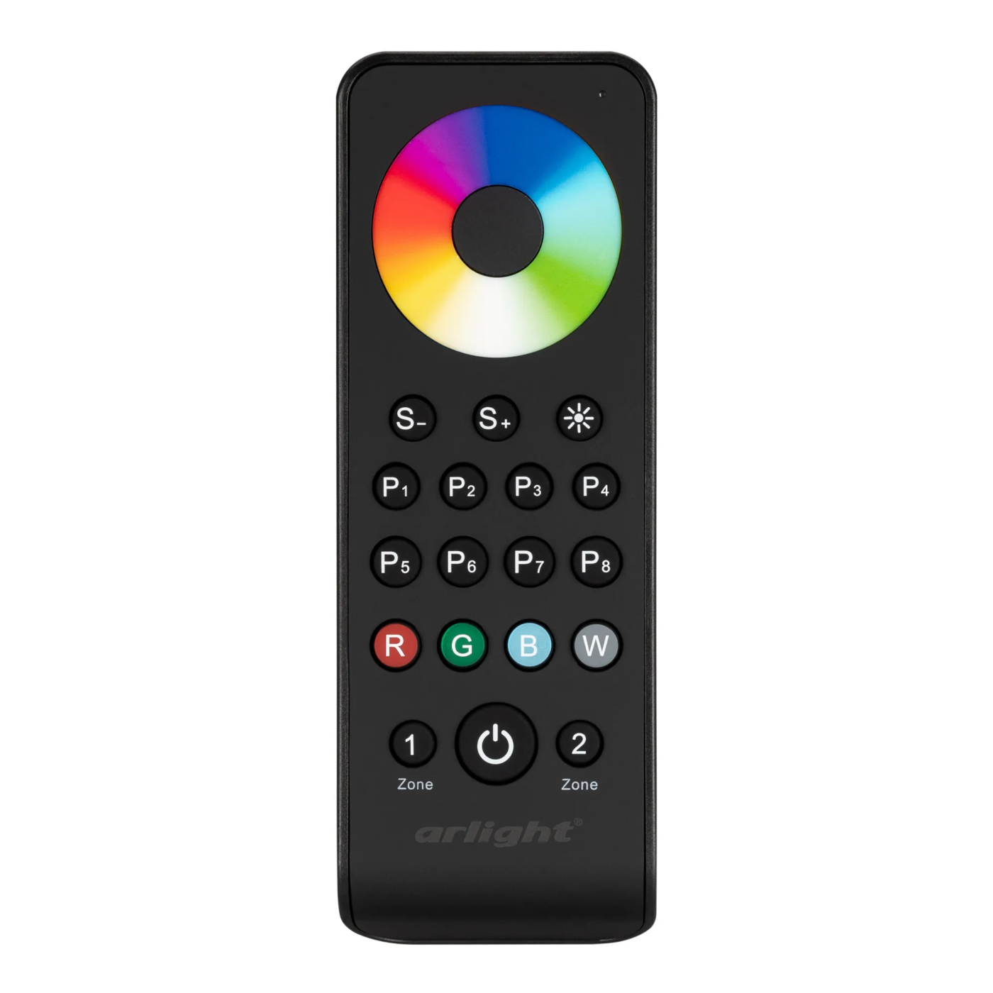 Изображение товара Пульт SMART-R43-RGBW Black (2 зоны, 2.4G) (Arlight, IP20 Пластик, 5 лет) 031938