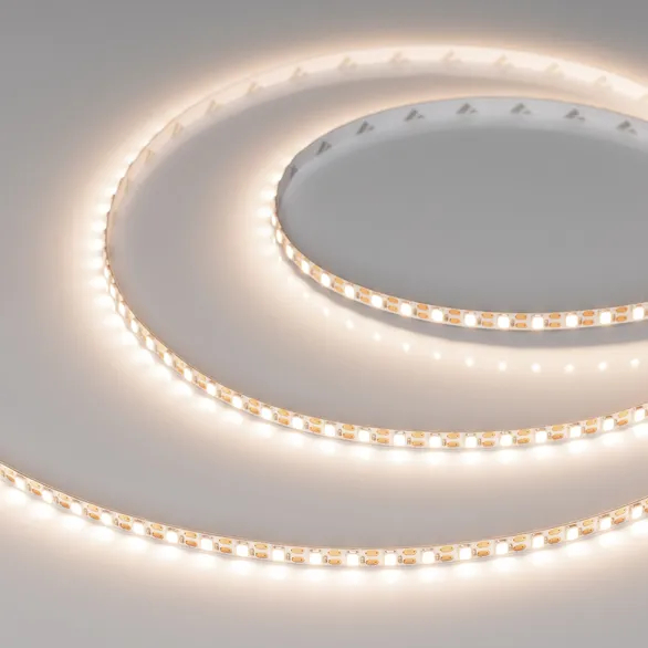 Изображение товара Светодиодная лента FC-A120-5mm 24V Warm3500-CX1 (10 W/m, IP20, 5m) (Arlight, резка 1 светодиод) 052780