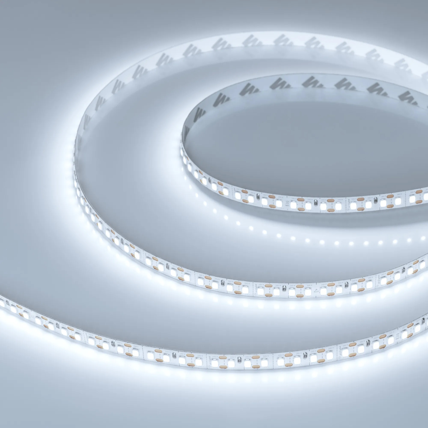 Изображение товара Светодиодная лента FC-A160-8mm 24V White6000-CX1 (14 W/m, IP20, 5m) (Arlight, резка 1 светодиод) 052930