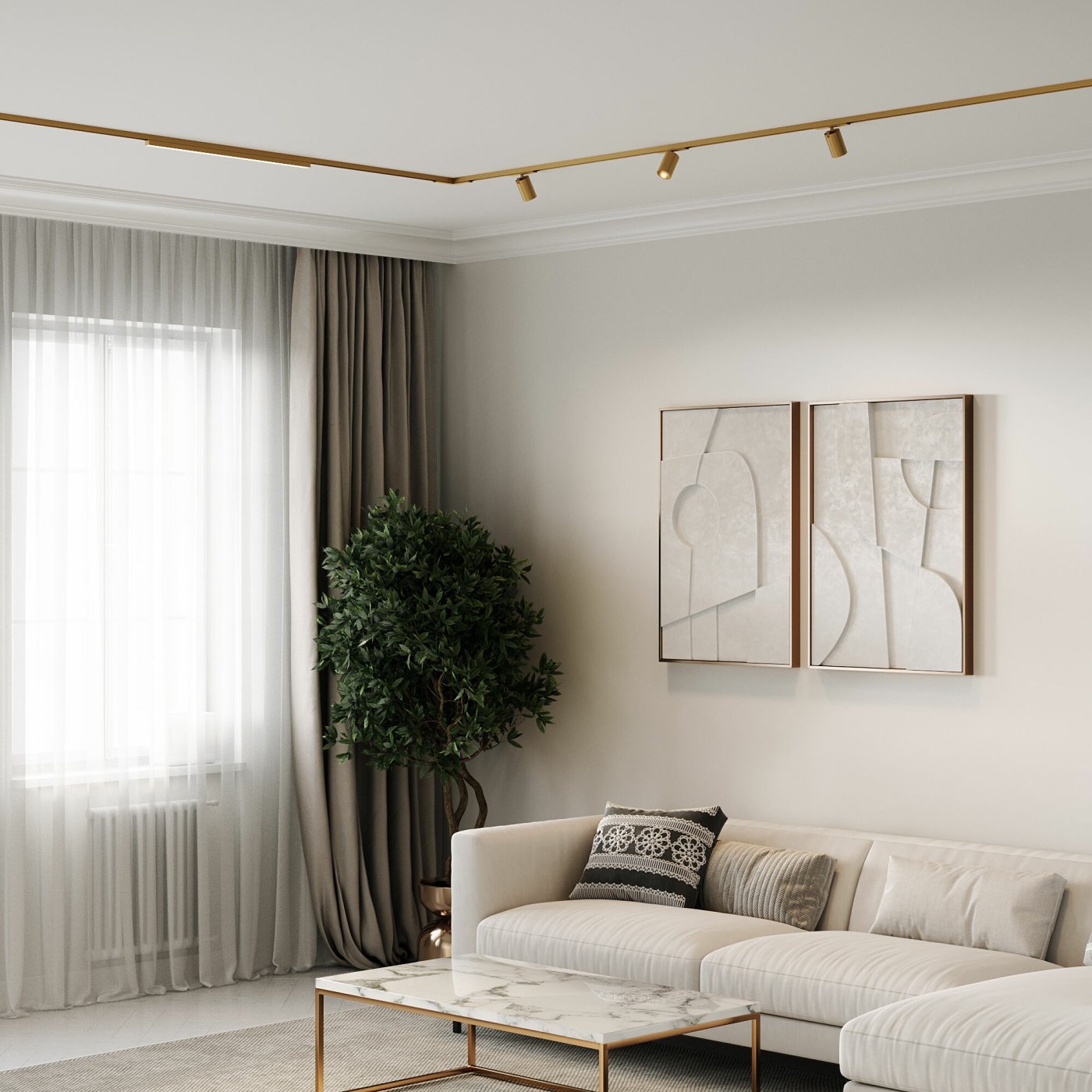 Изображение товара Коннектор угловой для накладного шинопровода латунь 85224/00 Brass Line Magnetic Elektrostandard